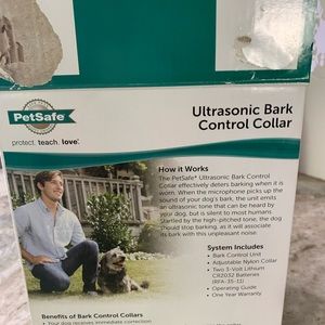 Pet safe ultrasonic bark collar